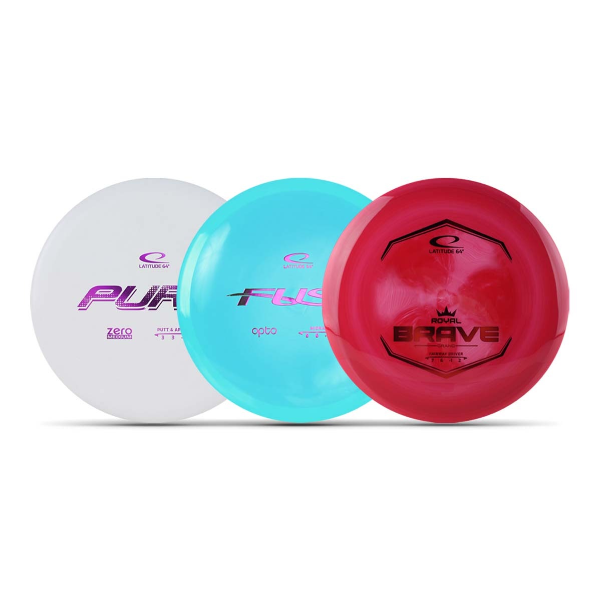 Latitude 64 Pro Essentials | Premium 3-Disc Set (Brave, Fuse, Pure)