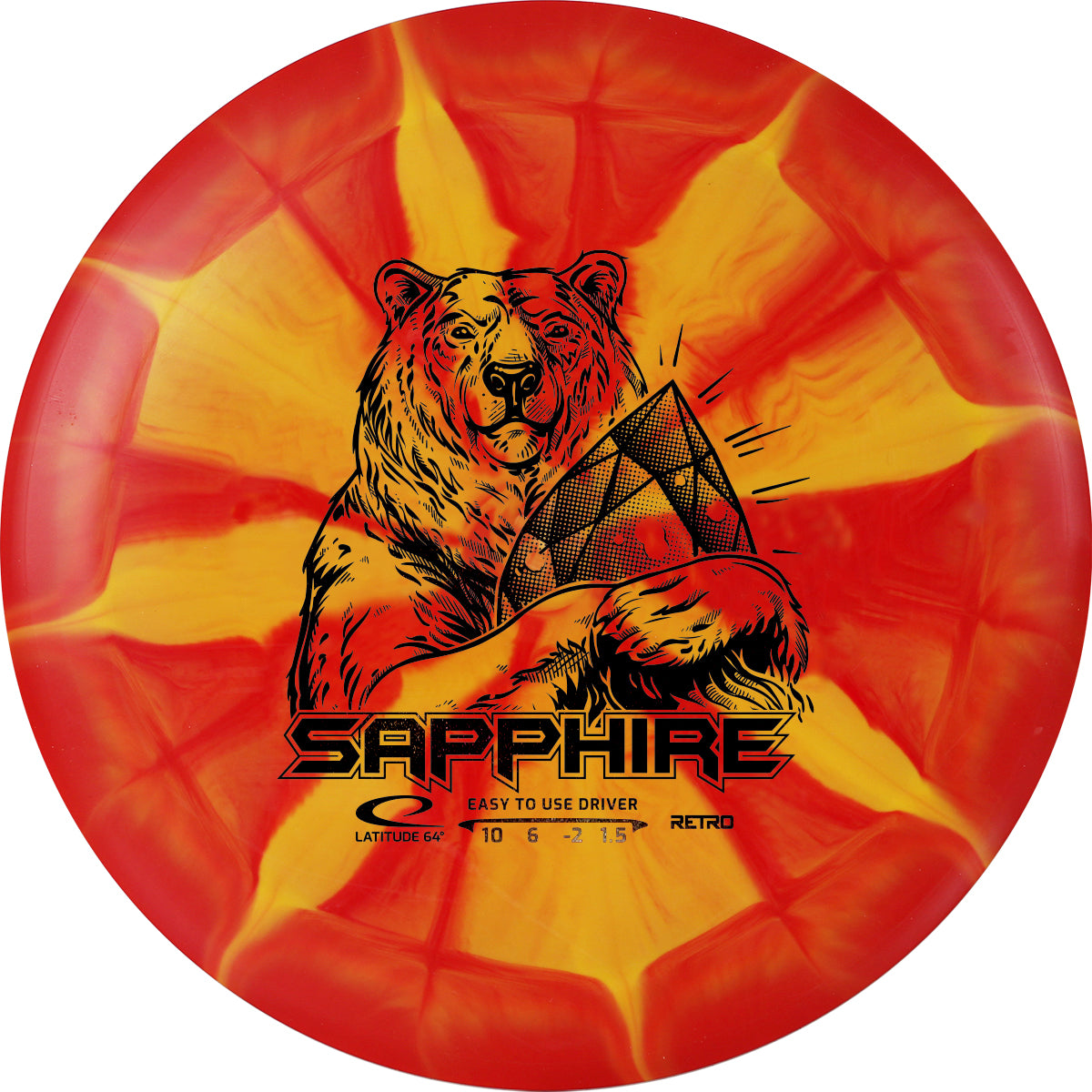 Retro Burst Sapphire