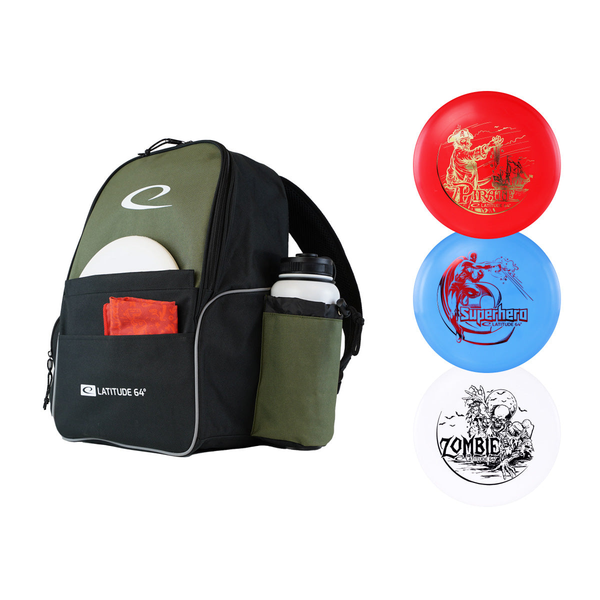 SPZ Disc Golf Set + Base Backpack Bundle