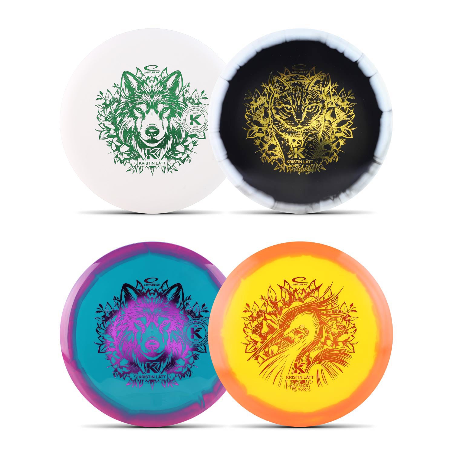 Kristin Lätt 4-Disc Team Series Set | Official Signature Bundle