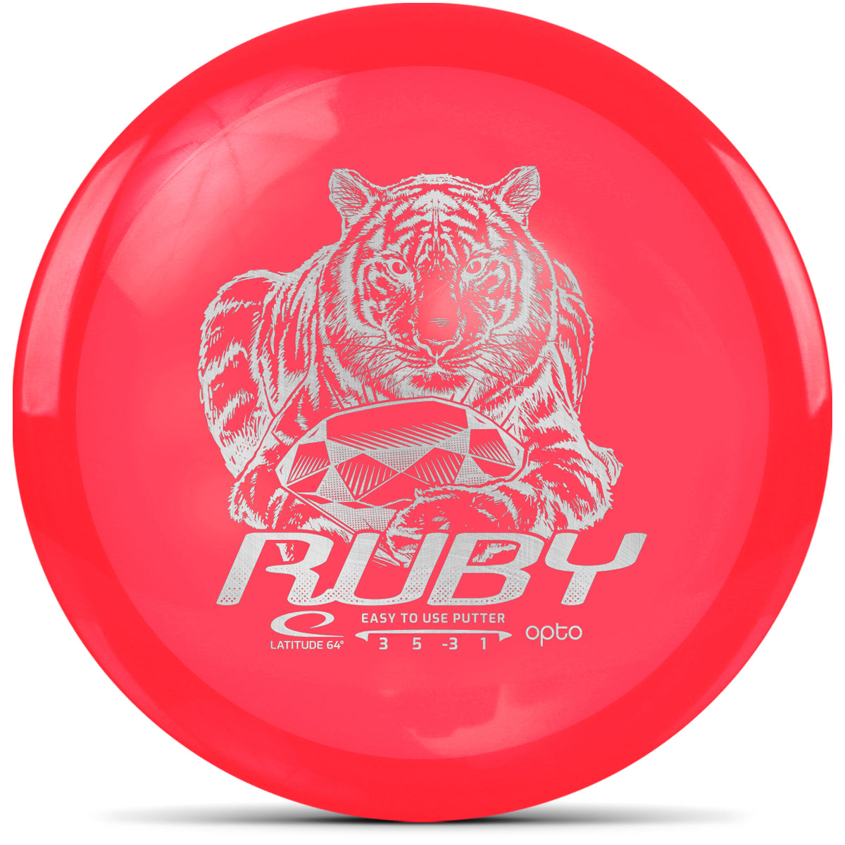 Latitude 64 Opto Ruby | Easy-to-Throw Putter (3, 5, -3, 1