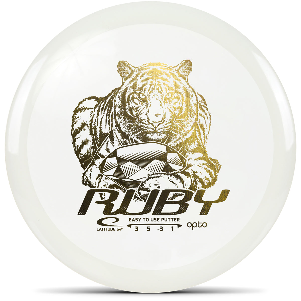 Latitude 64 Opto Ruby | Easy-to-Throw Putter (3, 5, -3, 1