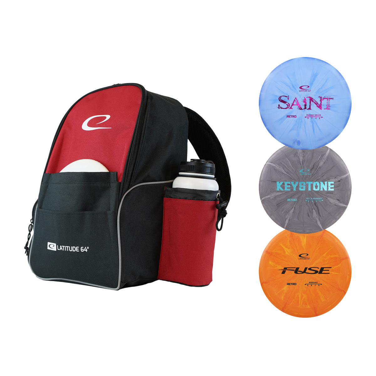 Disc Golf Set + Base Backpack Bundle