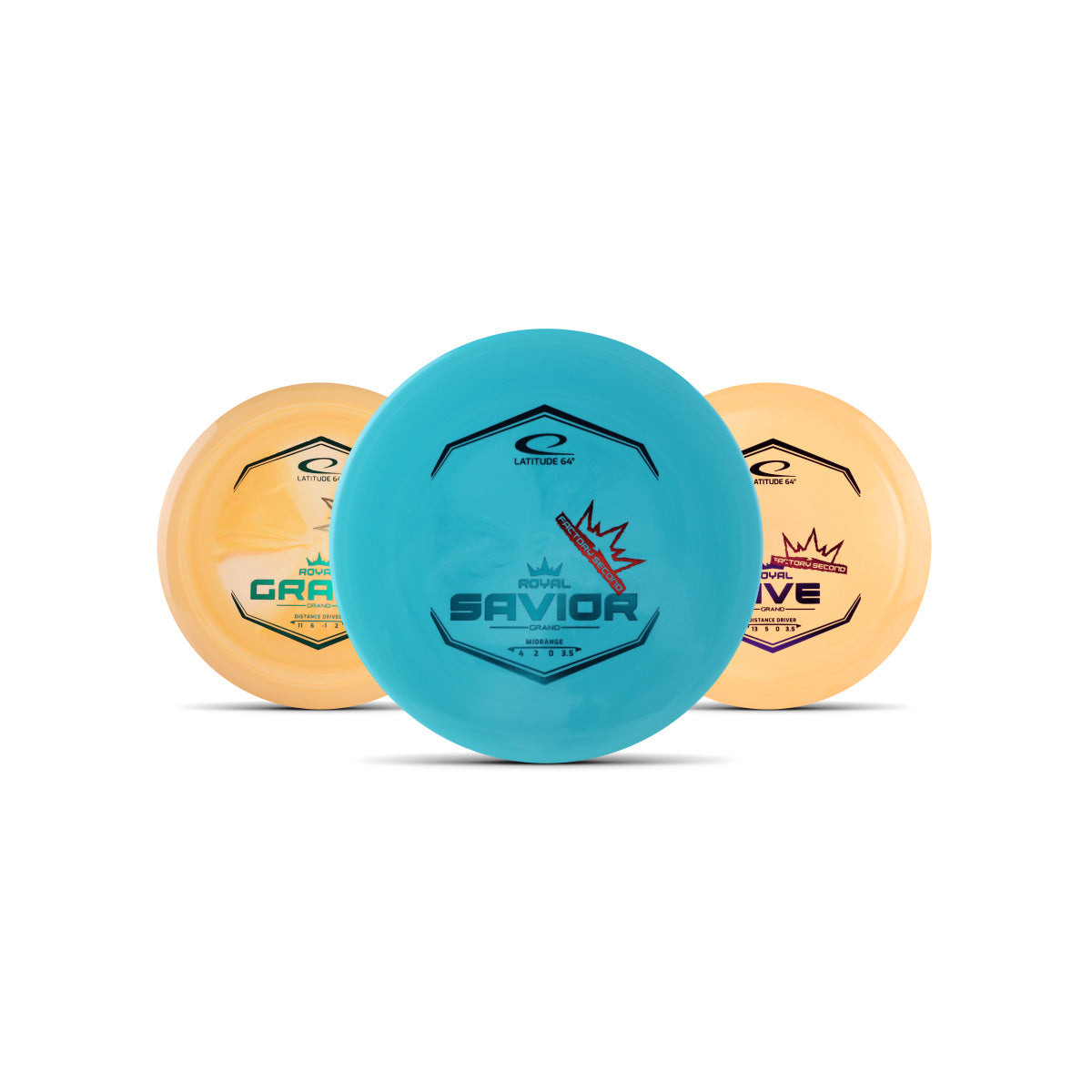 Royal Factory Second 3-Disc Bundle – Grace, Rive & Savior