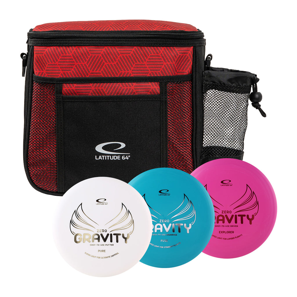Latitude 64 Zero Gravity Essentials | 3-Disc Set & Slim Bag