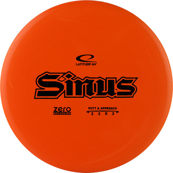 Latitude 64 Zero Medium Sinus | Overstable Putter (2, 2, 0, 2)