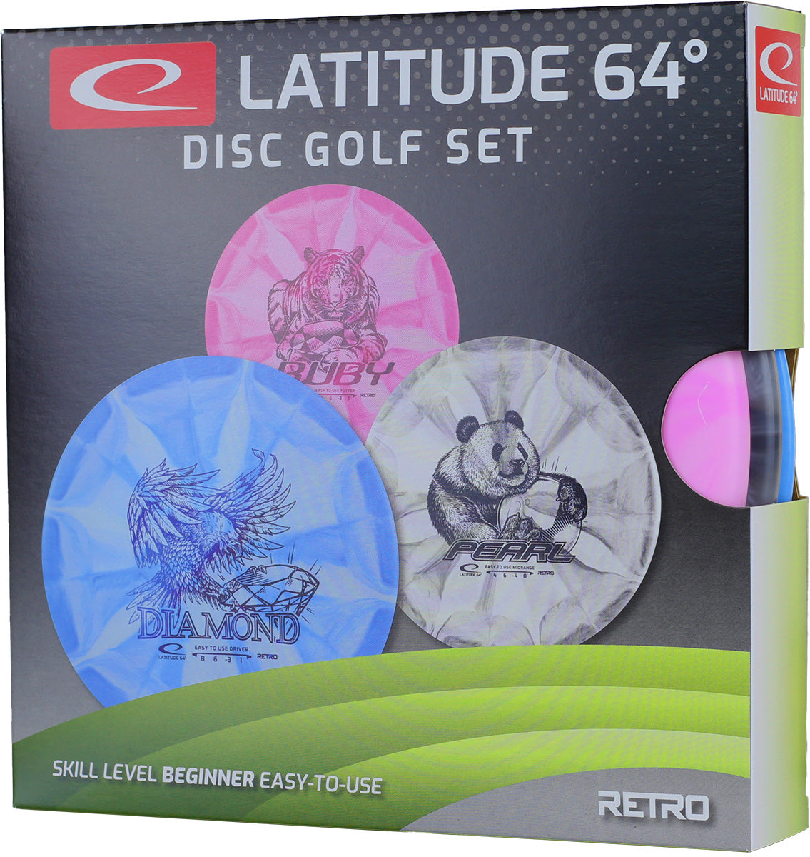 Disc Golf Set Beginner + Base Backpack Bundle