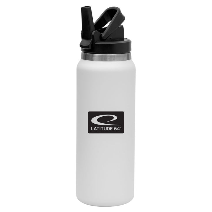 32oz Stainless Steel Water Bottle w/ Straw