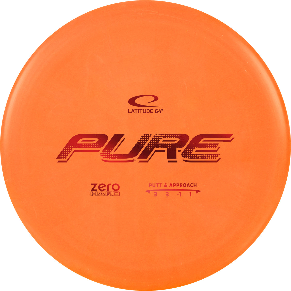 Latitude 64 Zero Hard Pure | Firm Putter (3, 3, -1, 1)