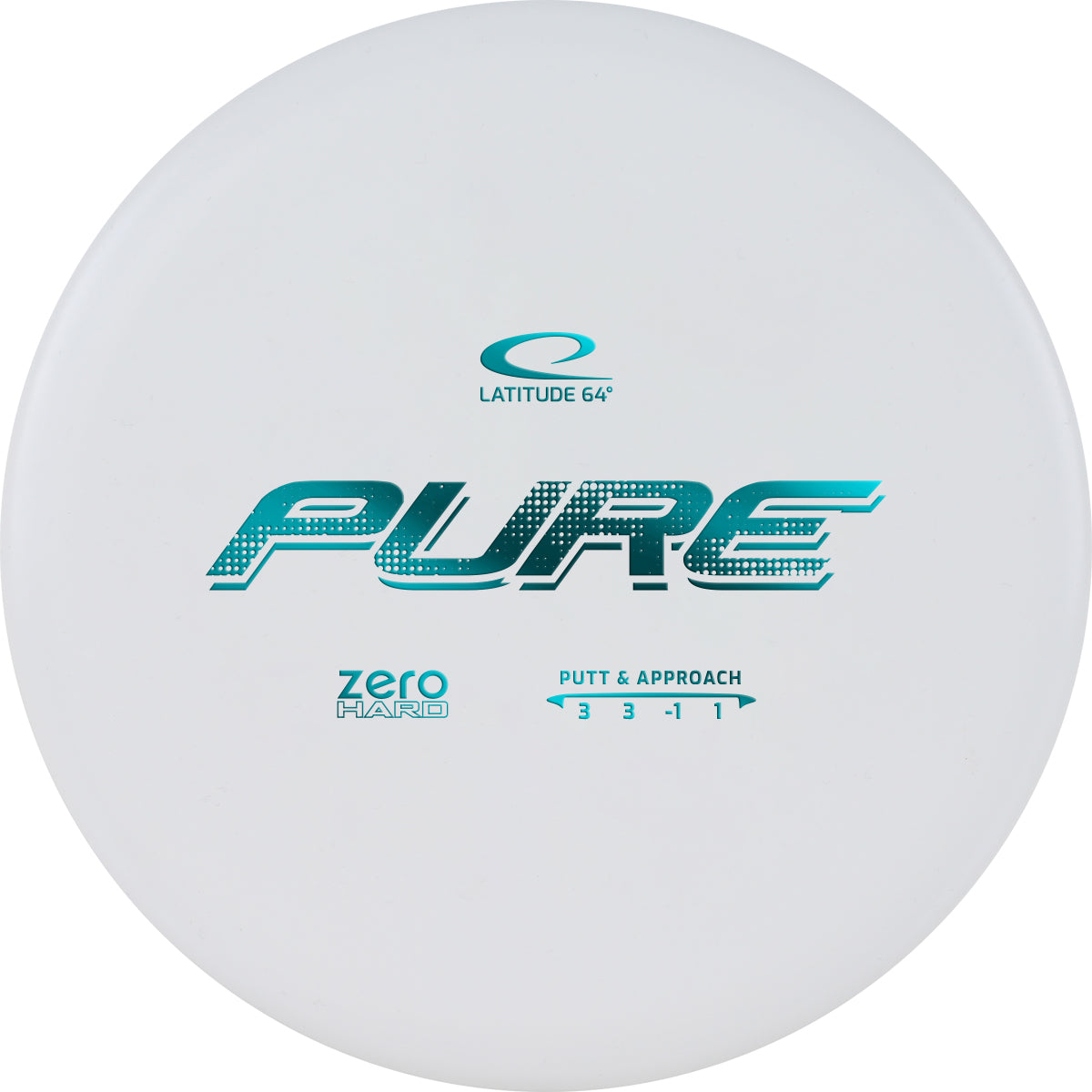 Latitude 64 Zero Hard Pure | Firm Putter (3, 3, -1, 1)